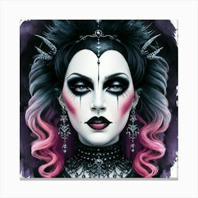 Gothic Woman Canvas Print