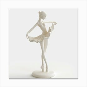 Ballerina Figurine Canvas Print