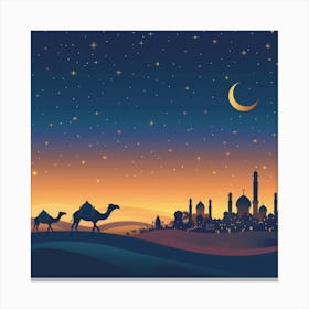 Ramadan Background 11 Canvas Print