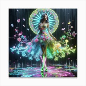 Kaleidoscope Dress Canvas Print