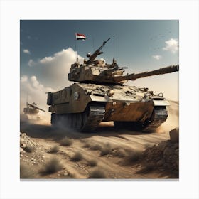 Iraq war 2 Canvas Print