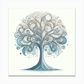 Stylized tree 1 Canvas Print