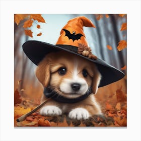 Halloween Puppy 1 Canvas Print