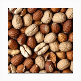 Nuts In A Bowl 3 Canvas Print