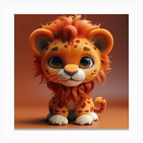 Lion Cub 6 Canvas Print