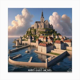 Mont Saint Michel Canvas Print