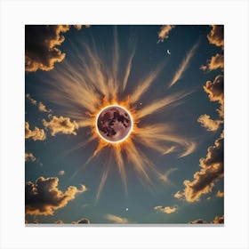 Full Moon In The Sky Canvas Print