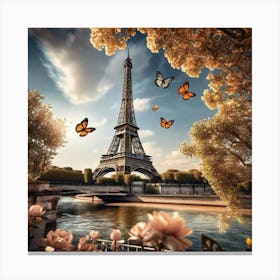 Paris Eiffel Tower 114 Canvas Print