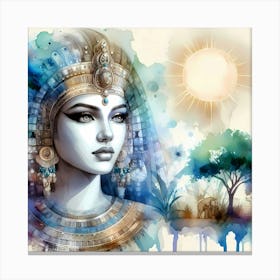 Cleopatra Portrait Artwork 204 Canvas Print