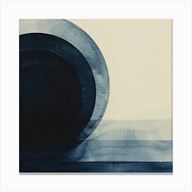 'Blue Circle' Canvas Print