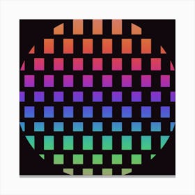 Rainbow Squares 1 Canvas Print