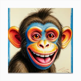 Chimpanzee 16 Canvas Print