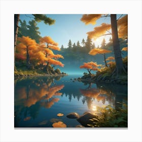 Autumn Forest Canvas Print