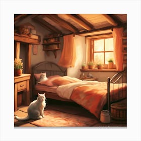 Marigold Cottage Canvas Print