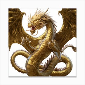 Golden Dragon 1 Canvas Print