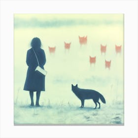 Dogs And Their People VI Canvas Print