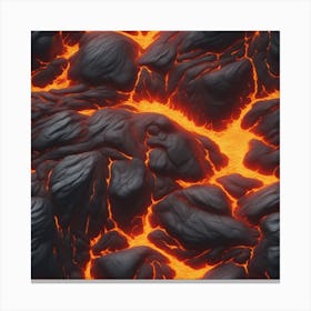 Lava Flow 39 Canvas Print