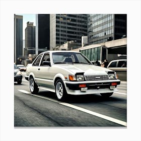 80s Coupe Car Canvas Print