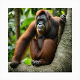 Orangutan Canvas Print