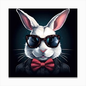 Rabbit In Sunglasses 1 Canvas Print