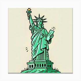 Statue Of Liberty 3 Canvas Print