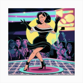 Pulp Fiction Dance 2 Canvas Print