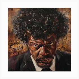 Pulp Fiction: Ezekiel 25:17 Monologue Canvas Print