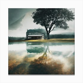 House In The Woods Canvas Print