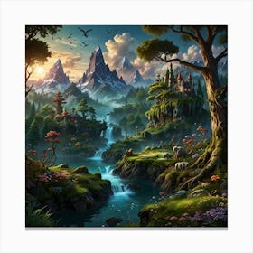 Fairytale Forest 52 Canvas Print