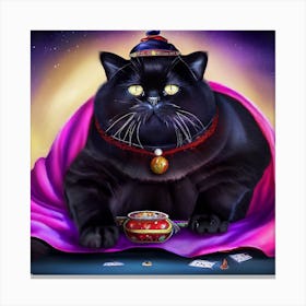 Black Cat Canvas Print