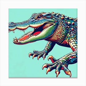 Alligator 4 Canvas Print