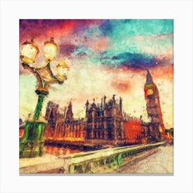 Big Ben At Sunset Canvas Print