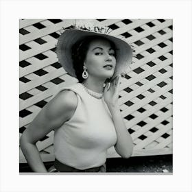 Yvonne De Carlo Celebrity Canvas Print