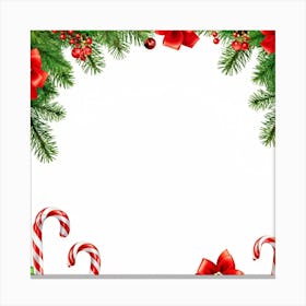 Christmas Frame 11 Canvas Print