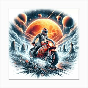 Space Rider Canvas Print