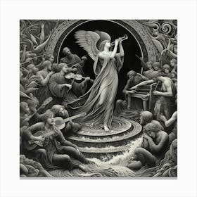 Angel Of The Abyss Canvas Print