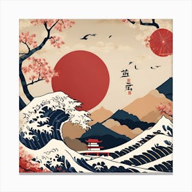 Great Wave Off Kanagawa Canvas Print