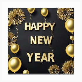 Happy New Year 67 Canvas Print