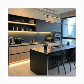 Modern Kitchen 2 Canvas Print