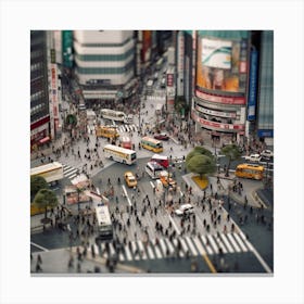 Asian Cityscape Canvas Print