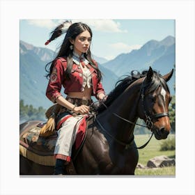American Indian Canvas Print