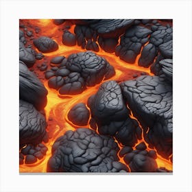 Lava Flow 53 Canvas Print