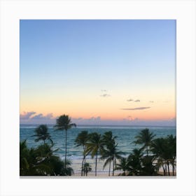 Ocean Views in Puerto Rico - Square Canvas Print