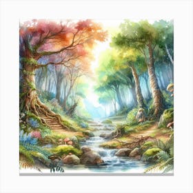 Fairytale Forest 6 Canvas Print