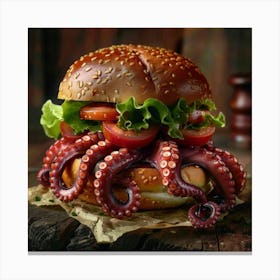 OctaBurger Canvas Print