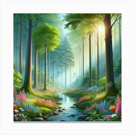 Beautiful Forest 2 Canvas Print