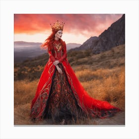 Red Queen Canvas Print