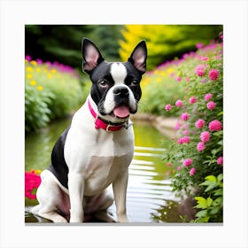 Boston Terrier 65 Canvas Print