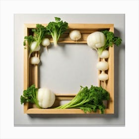 Frame Of Vegetables Canvas Print