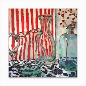 Glass Jugs Canvas Print